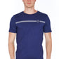 Blue Cotton Men T-Shirt