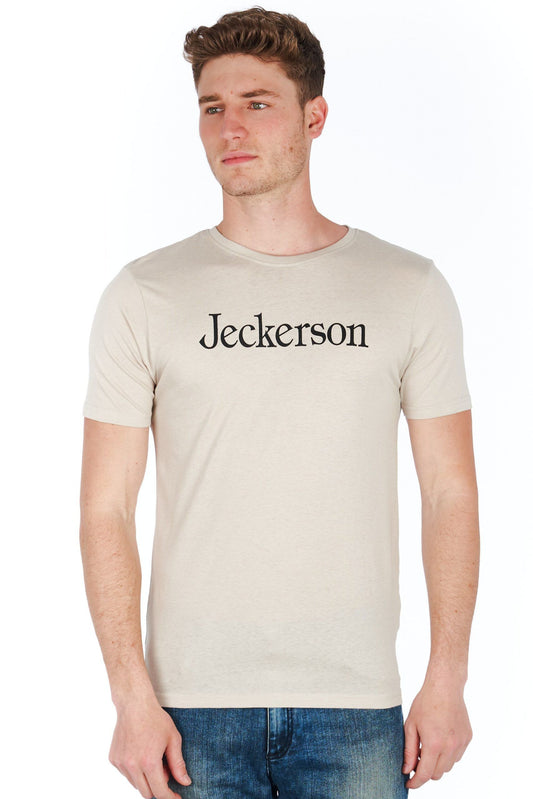 Silver Cotton Men T-Shirt