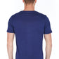 Blue Cotton Men T-Shirt