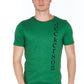 Green Cotton Men T-Shirt