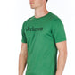 Green Cotton Men T-Shirt