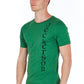 Green Cotton Men T-Shirt