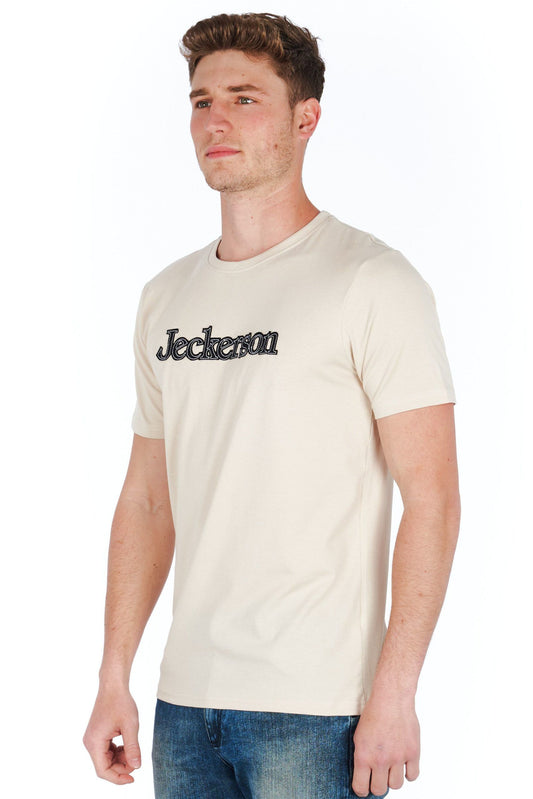 Silver Cotton Men T-Shirt