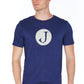 Blue Cotton Men T-Shirt