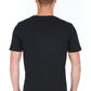 Black Cotton Men T-Shirt