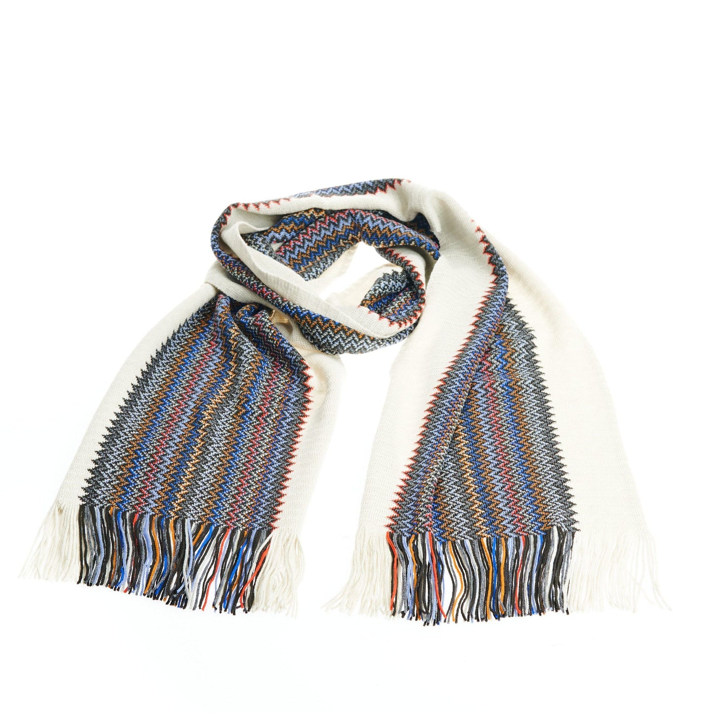 Multicolor Wool Men Scarf