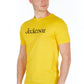 Yellow Cotton Men T-Shirt