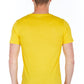 Yellow Cotton Men T-Shirt
