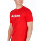 Red Cotton Men T-Shirt