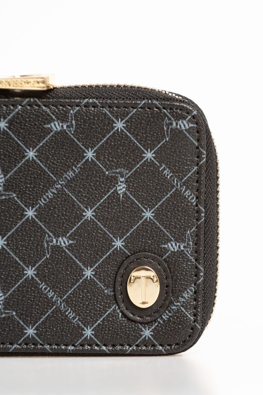 Black Leather Women Wallet