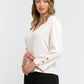 White Viscose Women Blouse