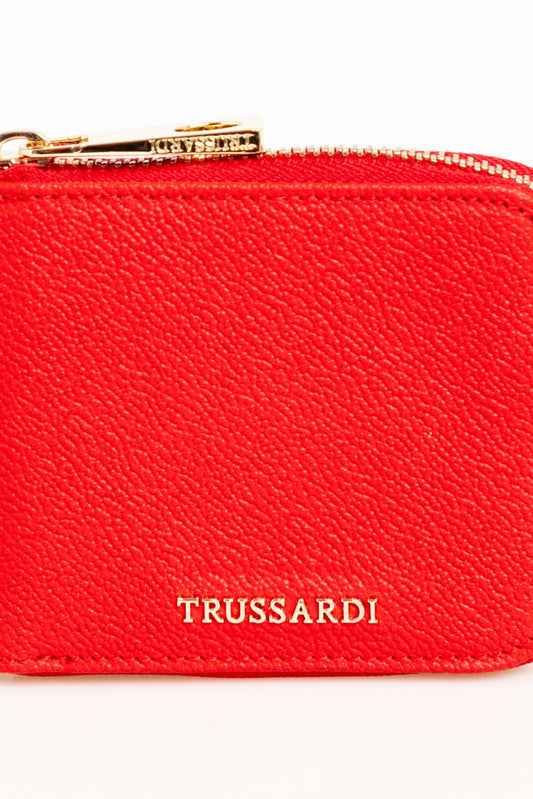 Red Leather Women Wallet