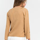 Beige Viscose Women Shirt