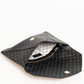 Black Leather Women Clutch