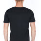 Black Cotton Men T-Shirt