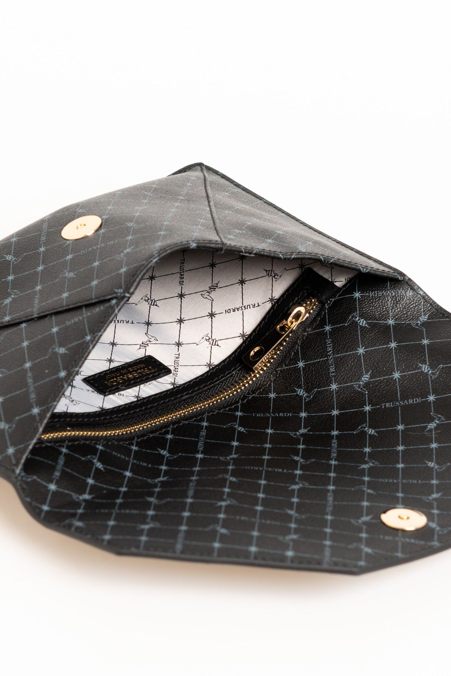 Black Leather Women Clutch