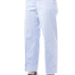 Light-Blue Cotton Women Palazzo Pants