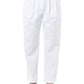 White Cotton Women Trouser