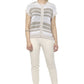 Beige Cotton Women Pants