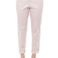 Pink Cotton Women Chino Pants