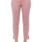 Pink Cotton Women Trouser
