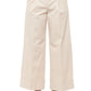 Beige Cotton Women Palazzo Pants