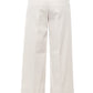 Beige Cotton Women Palazzo Pants