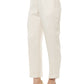 Beige Acetate Women Pants