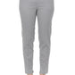 Blue Cotton Women Pants