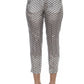 White Viscose Women Pants