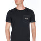 Black Cotton Men T-Shirt