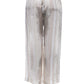 Beige Viscose Women Palazzo Pants
