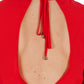 Red Polyester Women Blouse