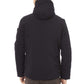 Blue Polyester Men Jacket