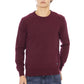 Burgundy Wool Men Sweater