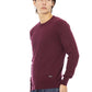 Burgundy Wool Men Sweater