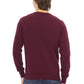 Burgundy Wool Men Sweater