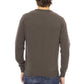 Green Wool Men Sweater