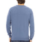 Light-Blue Wool Men Sweater