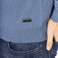 Light-Blue Wool Men Sweater