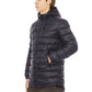 Blue Nylon Men Jacket