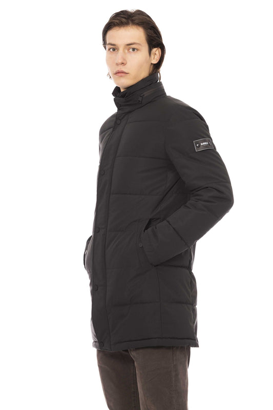 Green Polyester Men Jacket