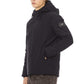 Blue Polyester Men Jacket