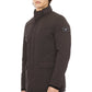 Brown Polyester Men Jacket