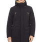 Blue Polyester Men Jacket