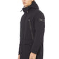 Blue Polyester Men Jacket