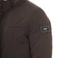 Brown Polyester Men Jacket