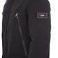 Blue Polyester Men Jacket
