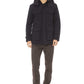 Blue Polyester Men Jacket