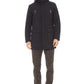 Blue Polyester Men Jacket